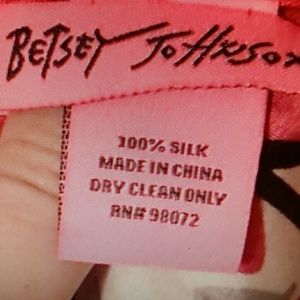 Betsey Johnson Accessories - Silk beautiful flower power scarf Betsey Johnson Accessories - Silk beautiful flower power scarf
